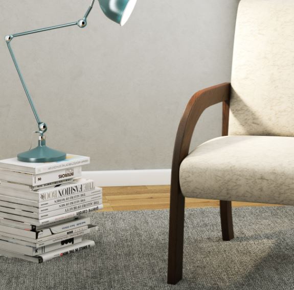 Poltrona da Viero Móveis em imagem produzida pelo Studio 25