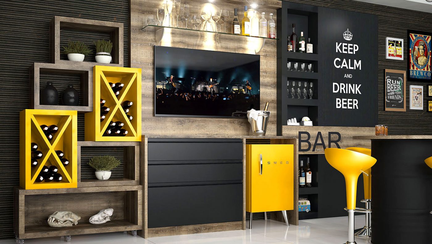 Bar da Nova Soluções em imagem publicitária produzida pelo Studio 25