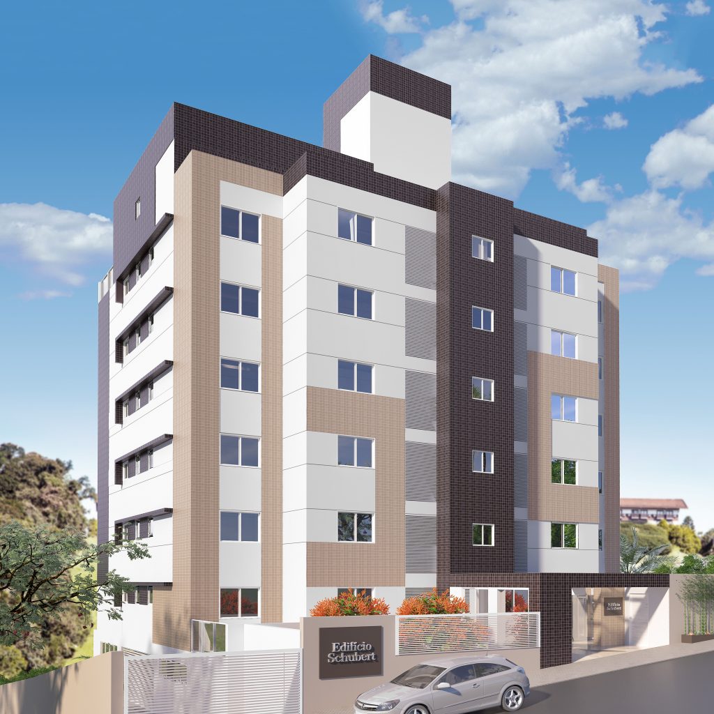 Empreendimento arquitetônico alto padrão em imagem 3D de alto realismo desenvolvida pelo Studio 25