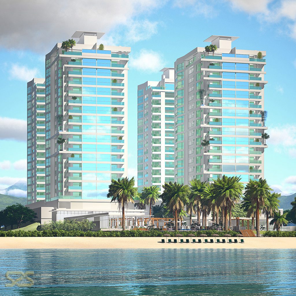 Empreendimento arquitetônico alto padrão em imagem 3D de alto realismo desenvolvida pelo Studio 25