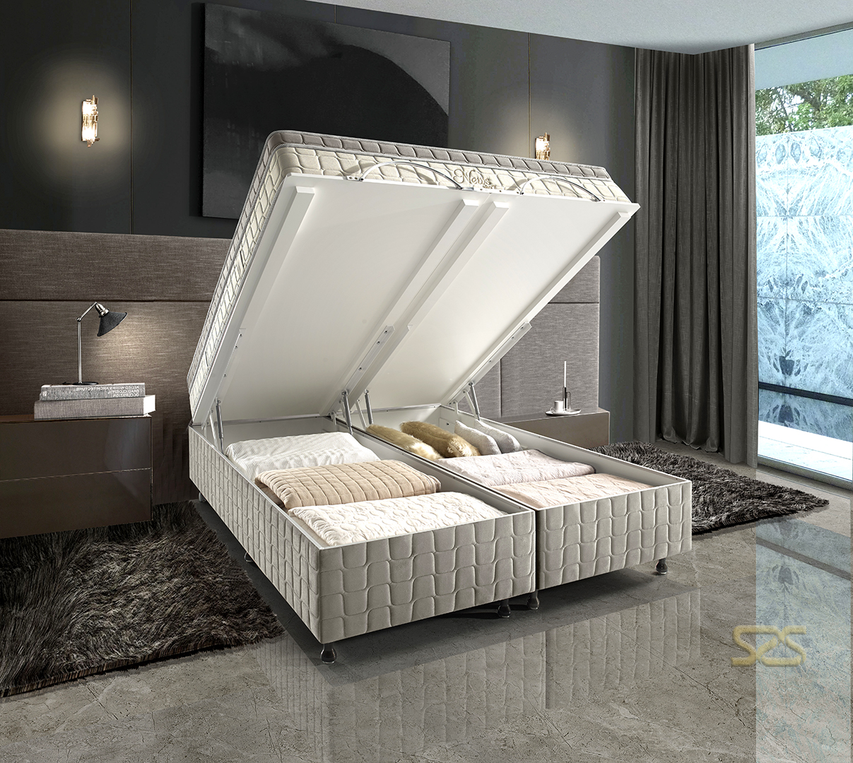 Box Baú News da Eko7 em imagem publicitária produzida pelo Studo 25