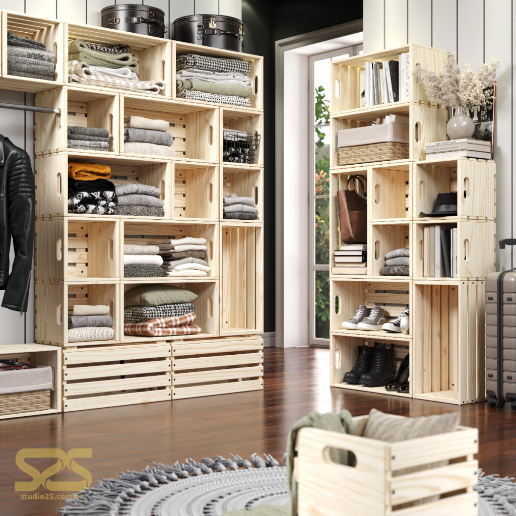 Nós do Studio 25 produzimos essa imagem em render 3D para o fabricante destas caixas super versáteis e aqui mostramos algumas das várias aplicações possíveis para este produto.