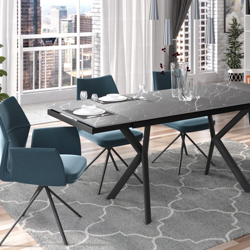 Ambientação Render 3D do Studio 25, produzida para o fabricante da sala de jantar