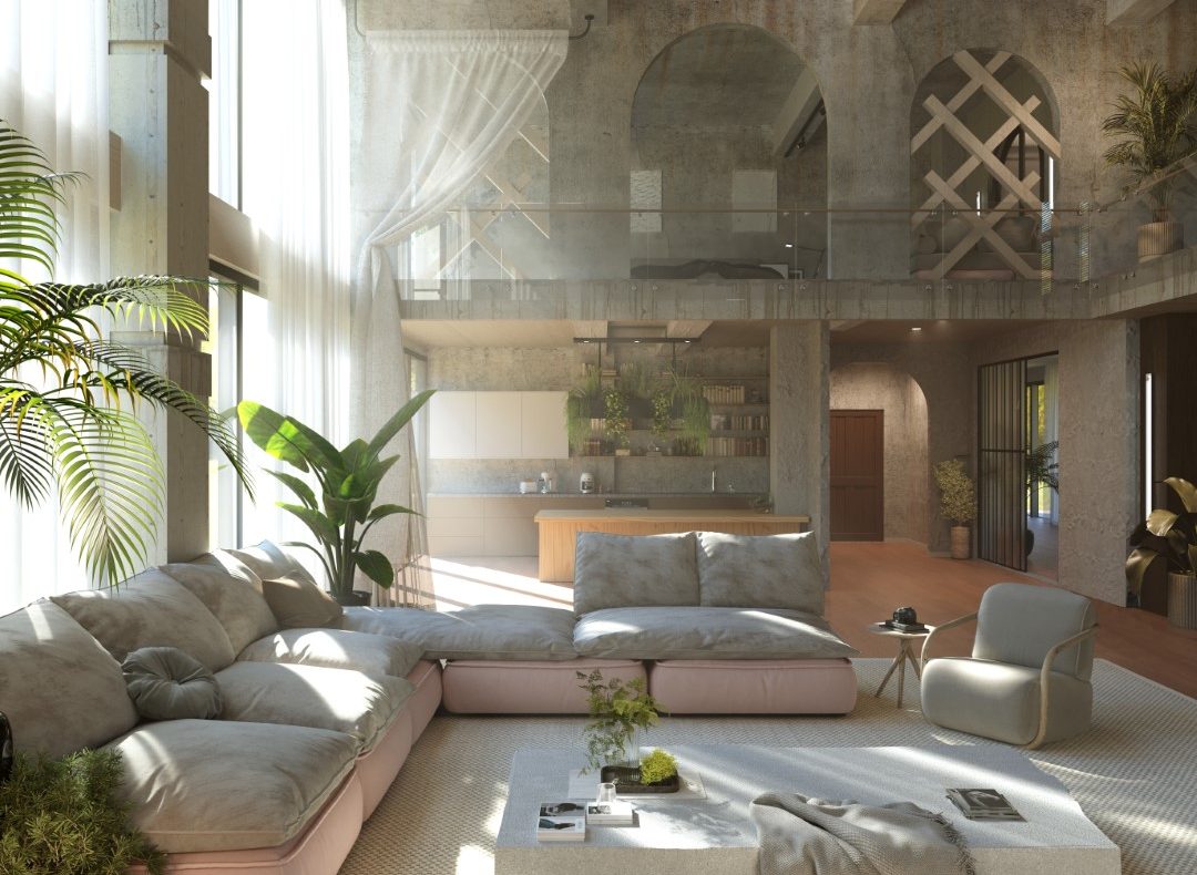 Um ambiente em render feito pelo Studio 25, incorpora todo knowhow da fotografia e ganha vida para valorizar o seu produto moveleiro.