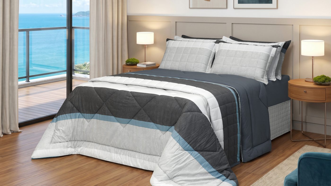 Imagem produzida pelo Studio 25 Brasil para roupa de cama