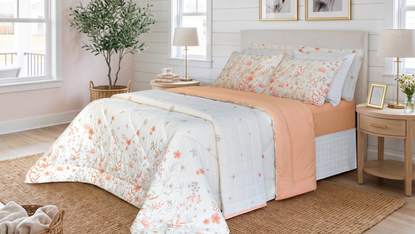 Imagem produzida pelo Studio 25 Brasil para roupa de cama