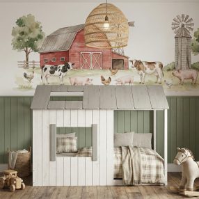 Produção de imagem e ambiente para o fabricante desta cama modelo exportação